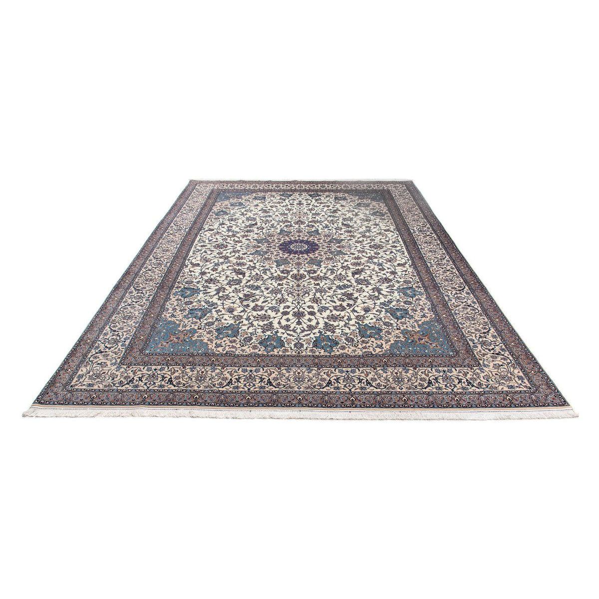 Tapis persan - Nain - Premium - 368 x 254 cm - beige
