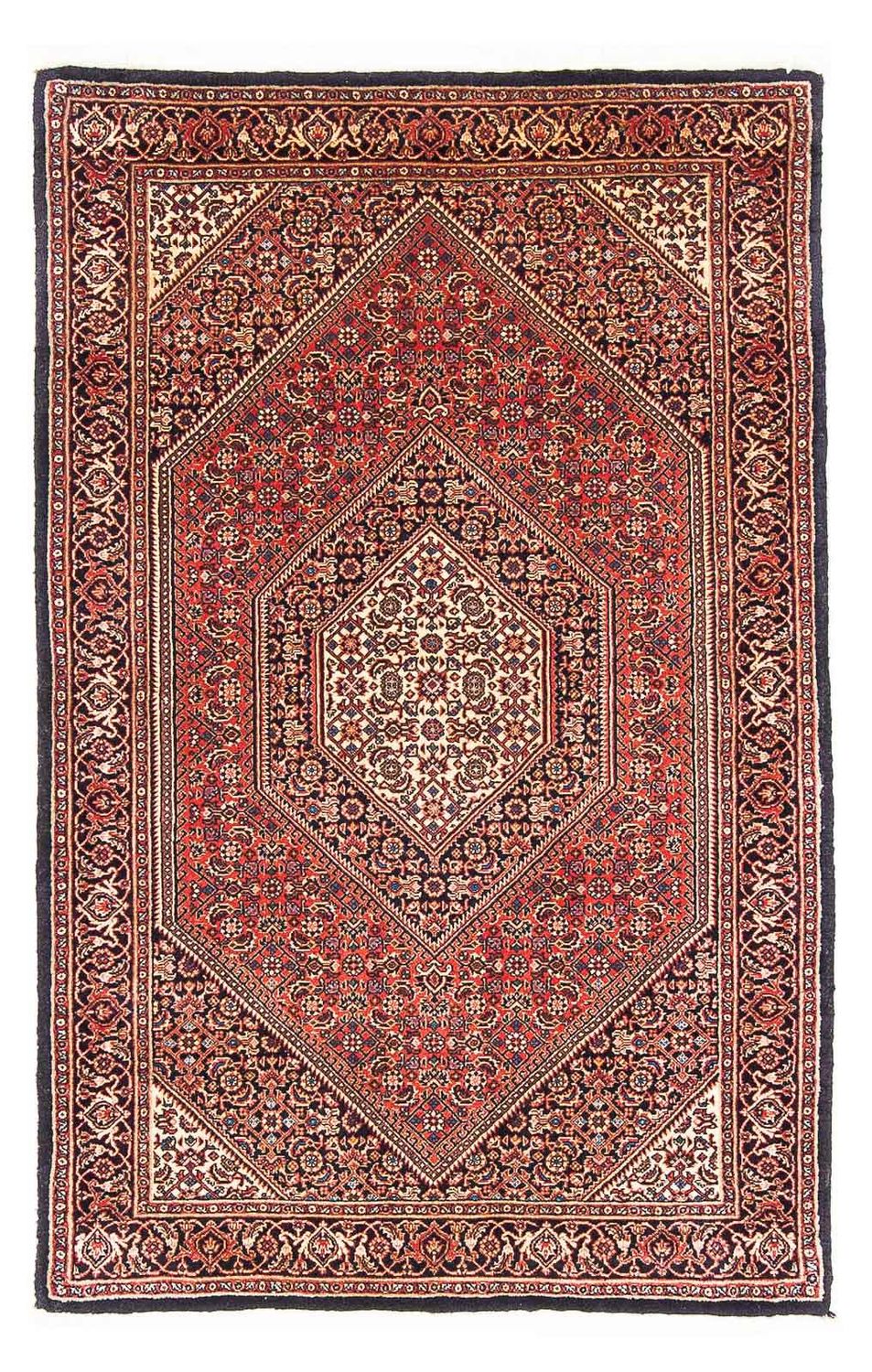 Tapis persan - Bidjar - 153 x 92 cm - rouge