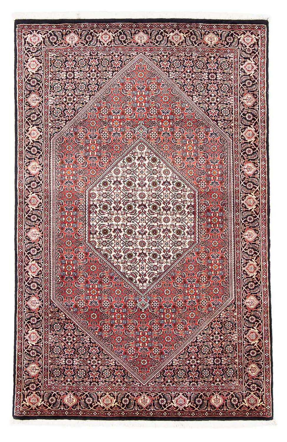 Tapis persan - Bidjar - 174 x 108 cm - rouge clair