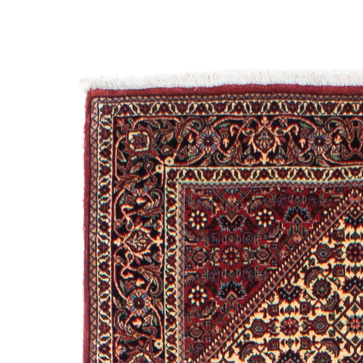 Tapis de couloir Tapis persan - Bidjar - 314 x 88 cm - rouge
