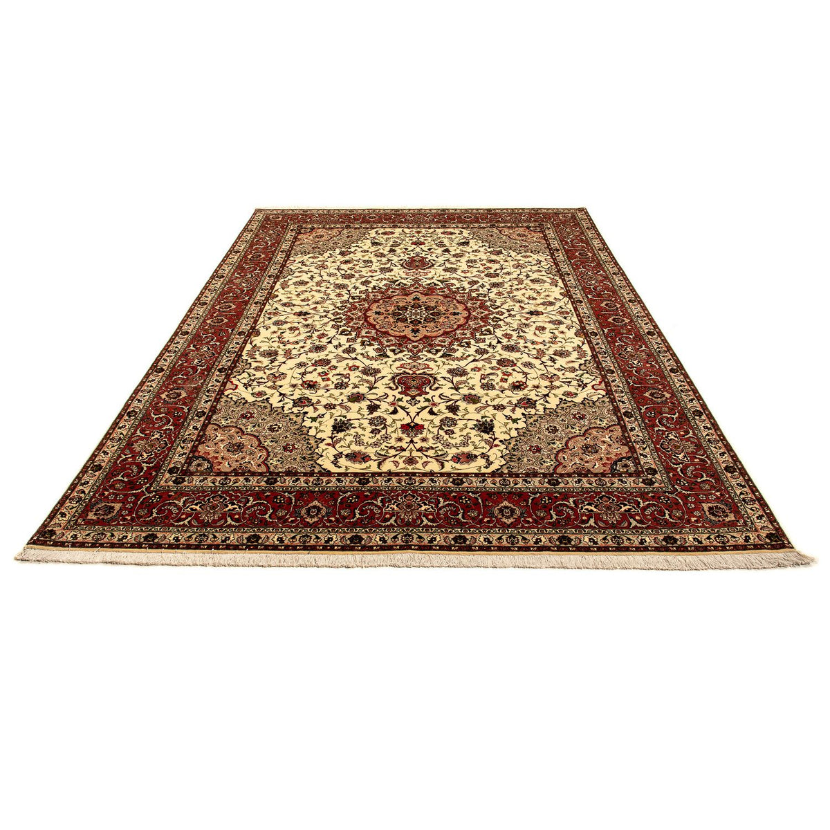 Tapis persan - Tabriz - Royal - 359 x 248 cm - beige