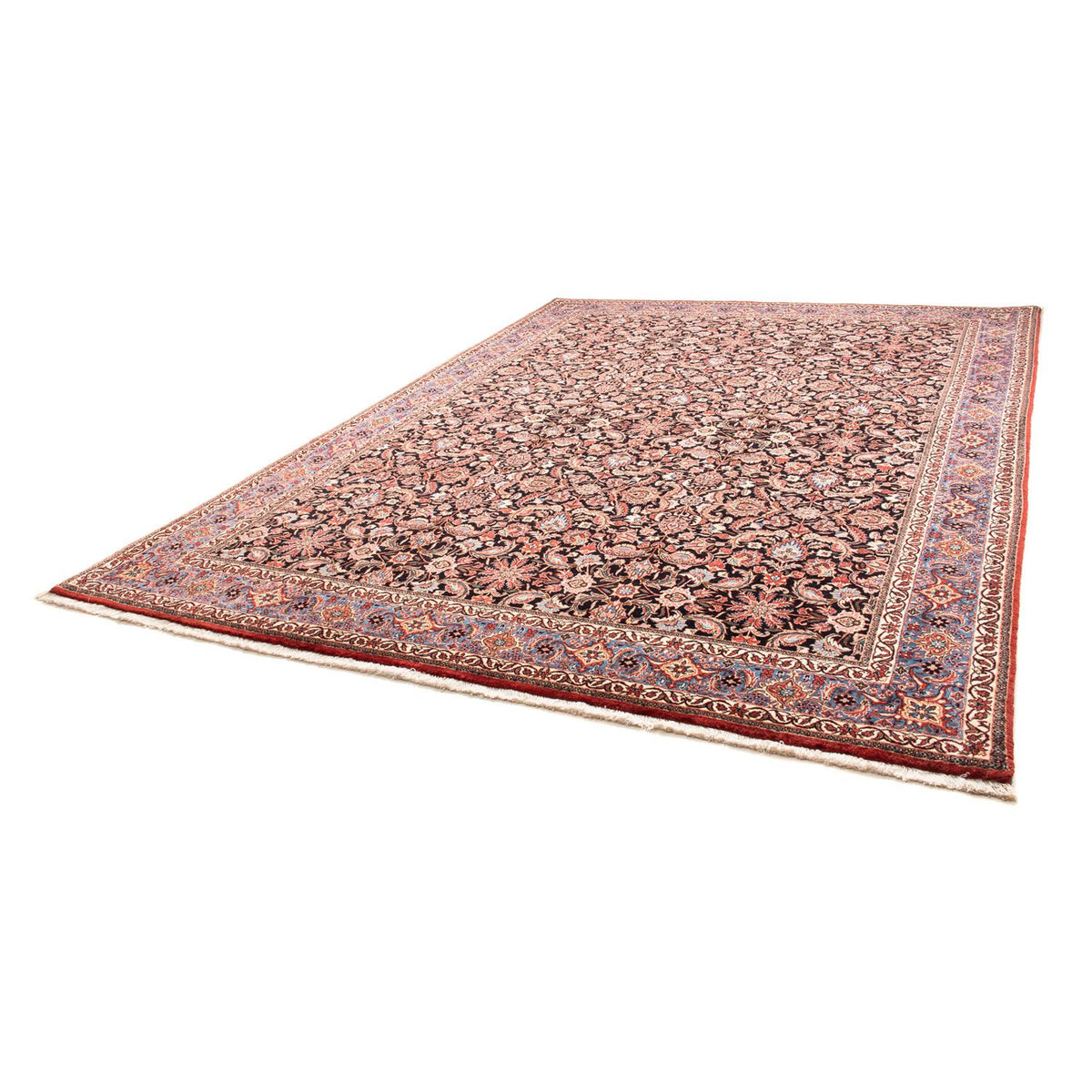 Tapis persan - Bidjar - 351 x 256 cm - rouge clair
