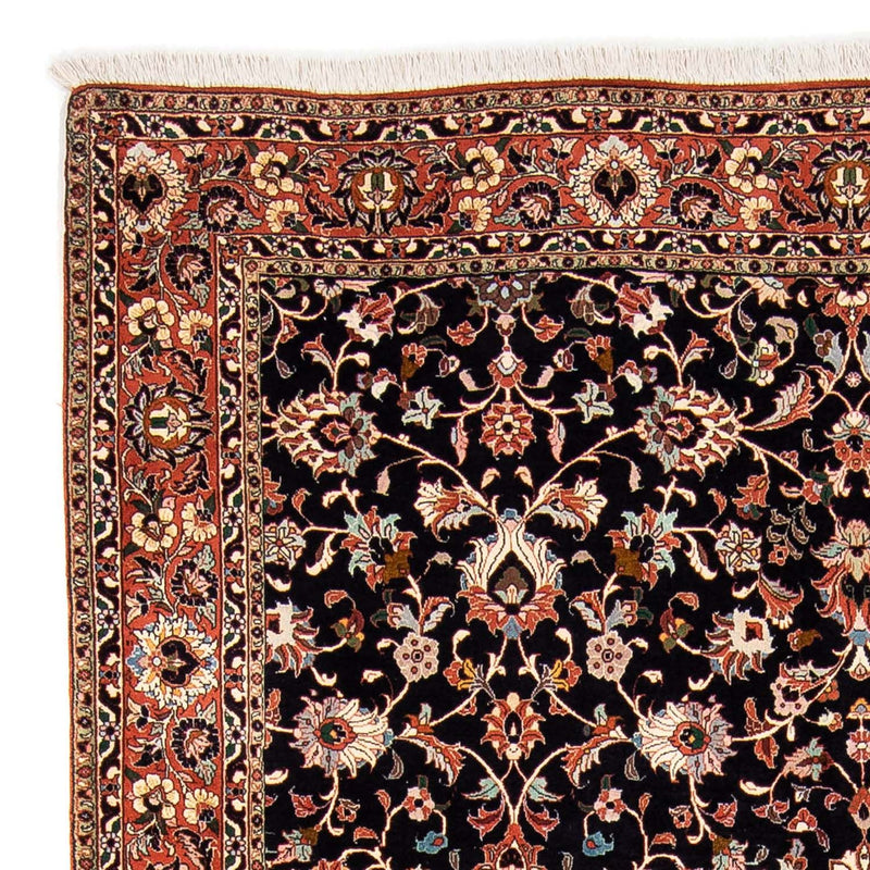 Tapis persan - Bidjar - 225 x 166 cm - bleu foncé