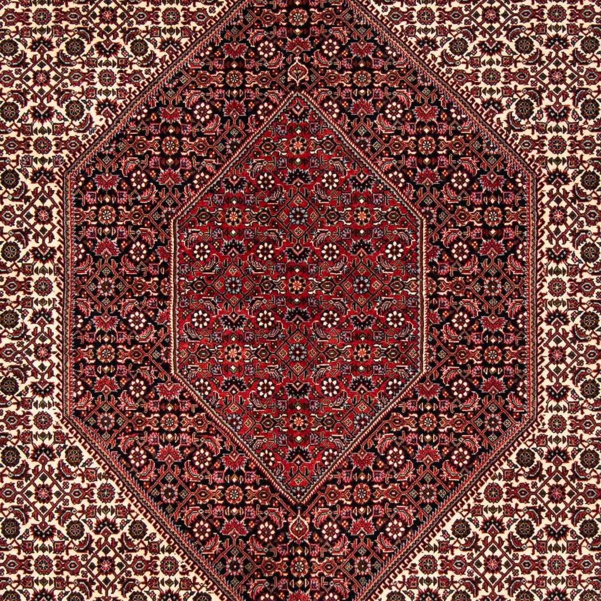 Tapis persan - Bidjar - 251 x 171 cm - rouge foncé