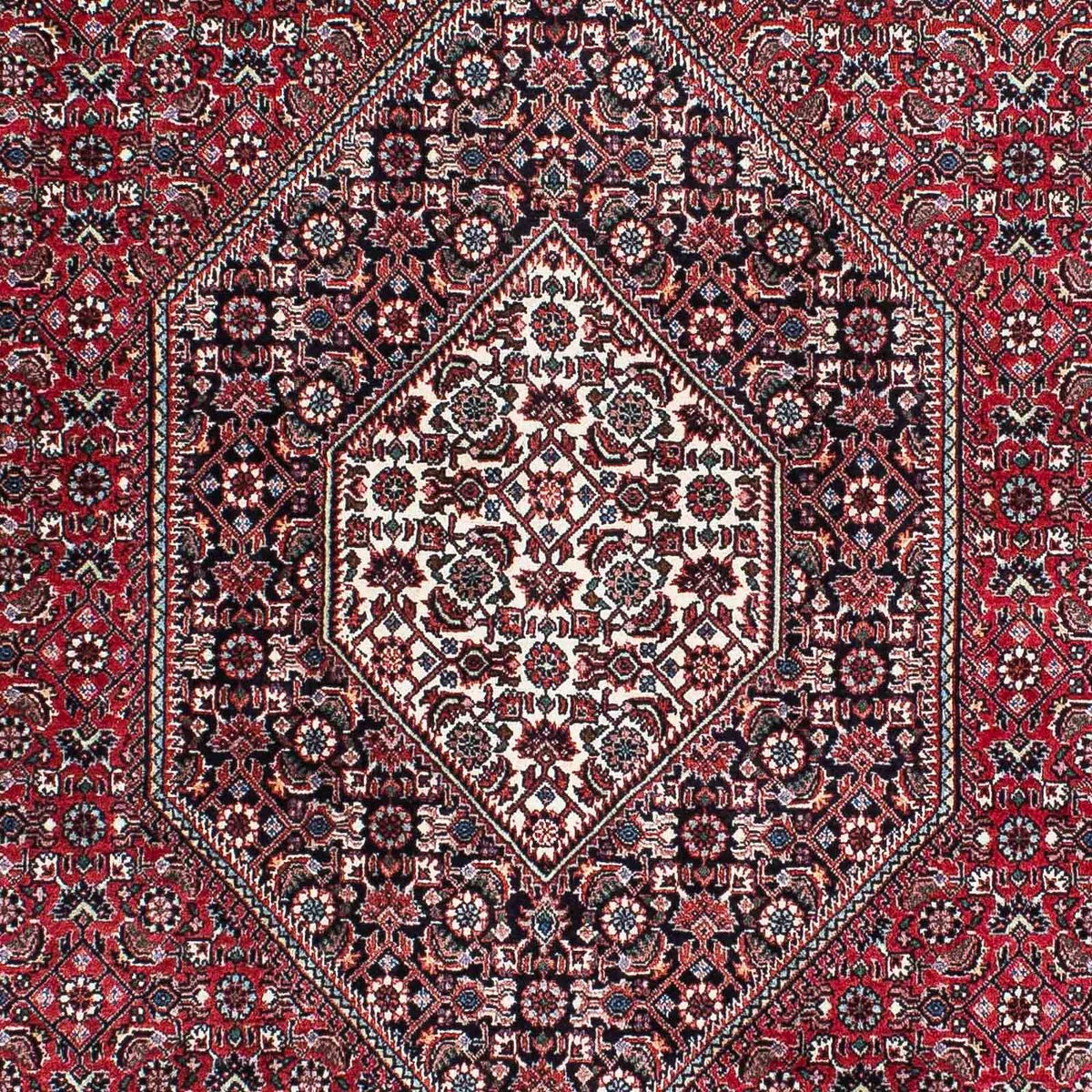 Tapis persan - Bidjar - 209 x 128 cm - rouge