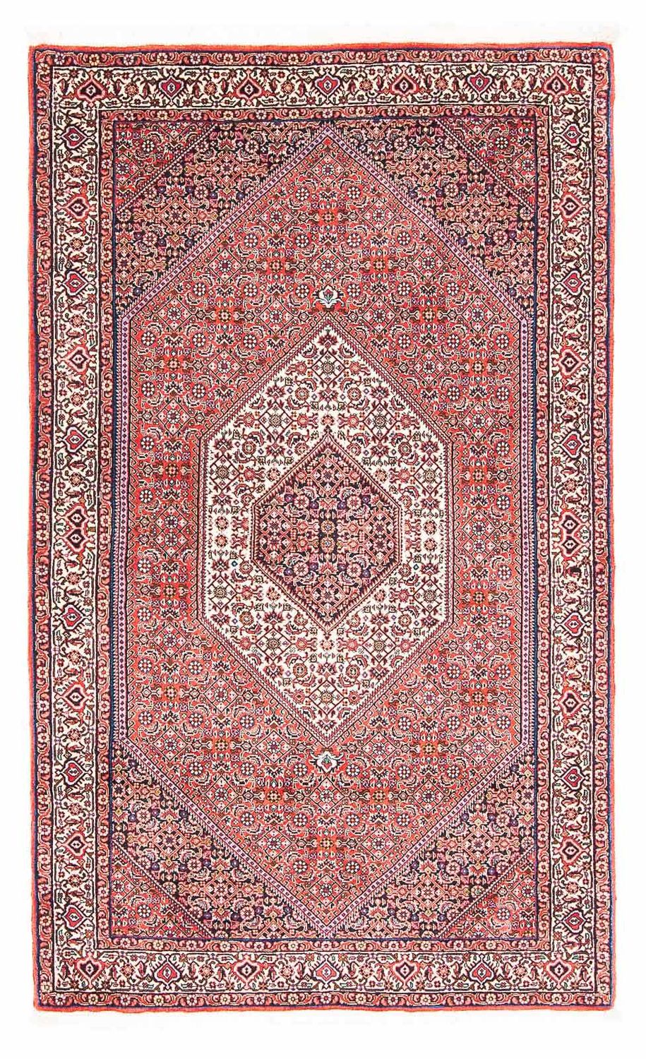 Tapis persan - Bidjar - 175 x 110 cm - rouge clair