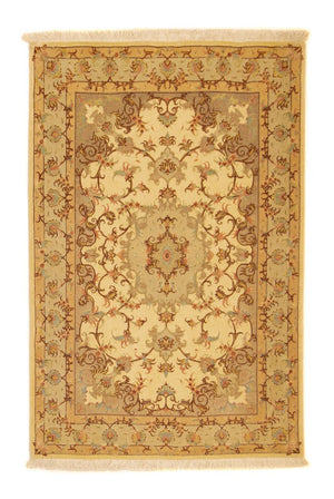 Tapis persan - Tabriz - Royal - 149 x 99 cm - beige