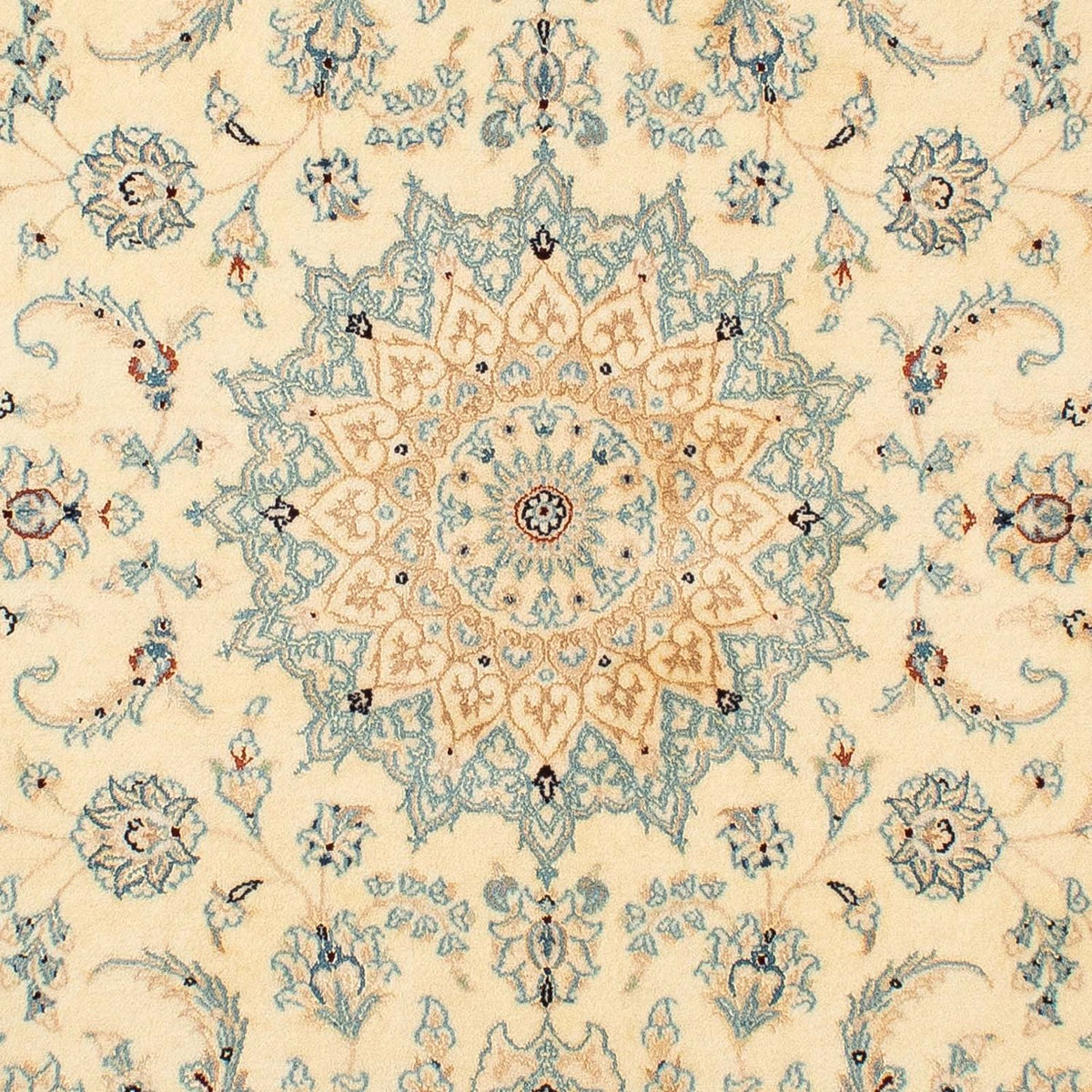 Tapis persan - Nain - Royal - 198 x 137 cm - beige