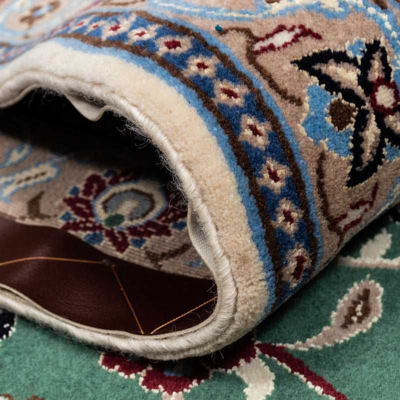 Tapis persan - Nain - Royal - 354 x 245 cm - vert foncé