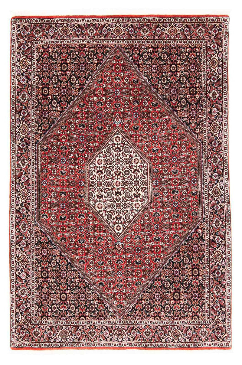 Tapis persan - Bidjar - 176 x 110 cm - rouge clair