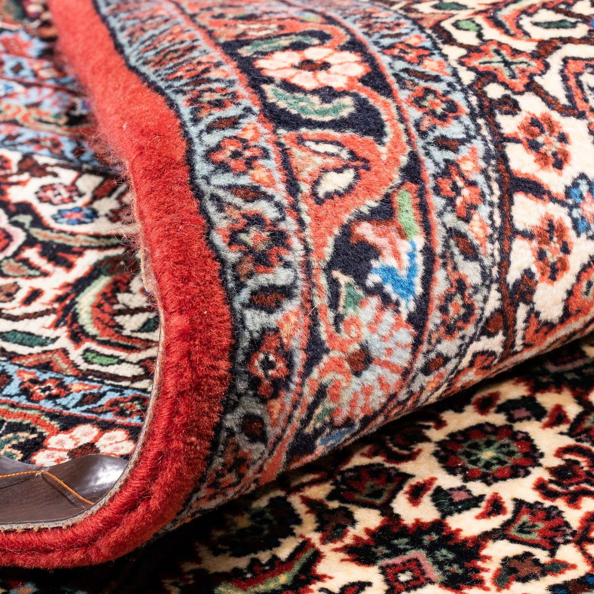 Tapis persan - Bidjar - 358 x 255 cm - rouge clair