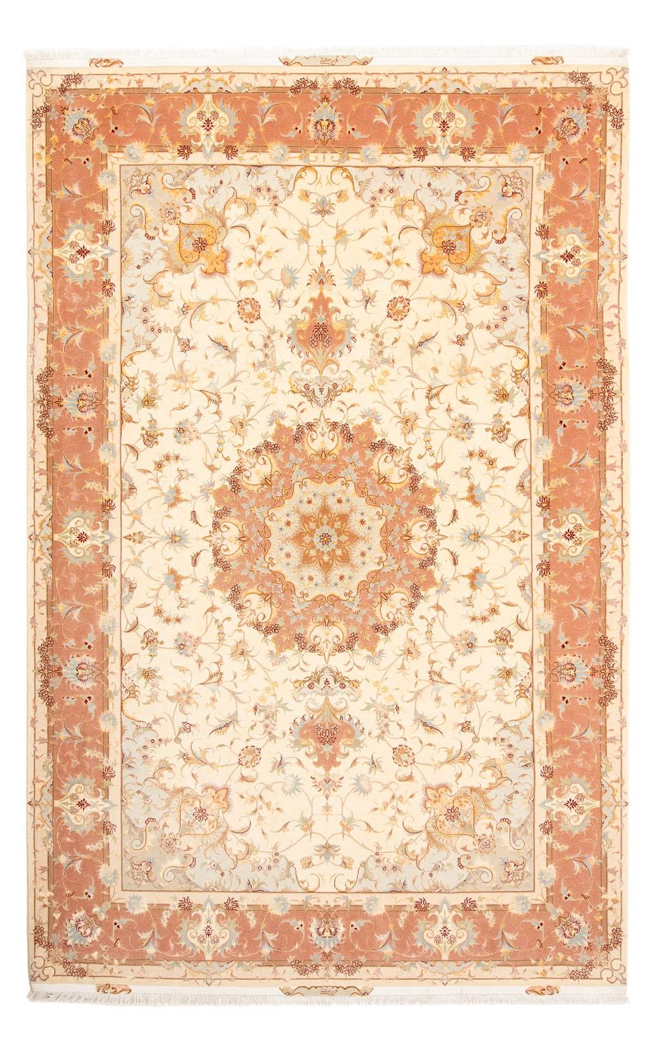 Tapis persan - Tabriz - Royal - 312 x 203 cm - beige
