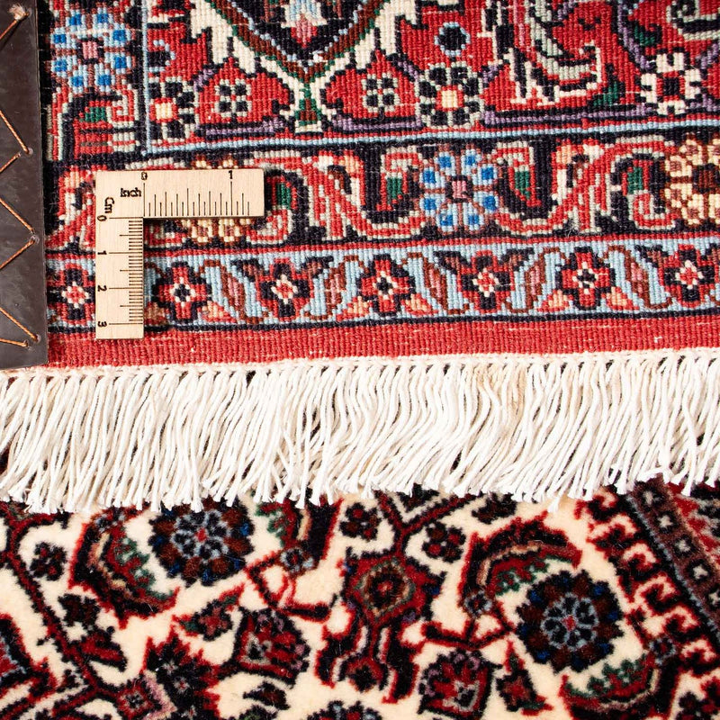 Tapis persan - Bidjar - 241 x 170 cm - rouge foncé