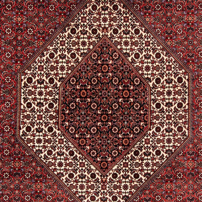 Tapis persan - Bidjar - 254 x 174 cm - rouge foncé