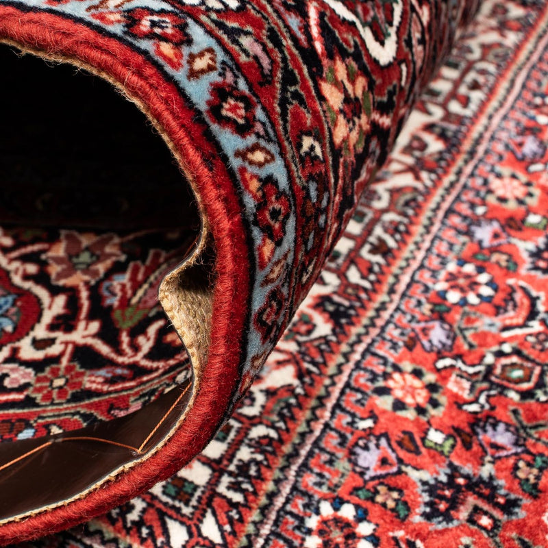 Tapis persan - Bidjar - 254 x 174 cm - rouge foncé