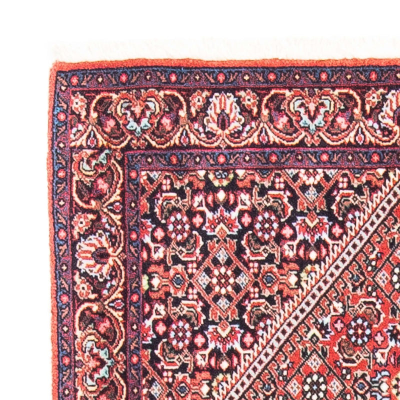 Tapis persan - Bidjar - 135 x 72 cm - rouge clair