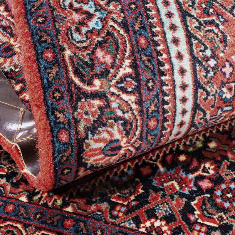 Tapis persan - Bidjar - 135 x 72 cm - rouge clair