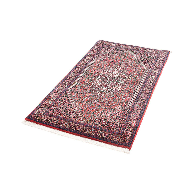 Tapis persan - Bidjar - 135 x 72 cm - rouge clair
