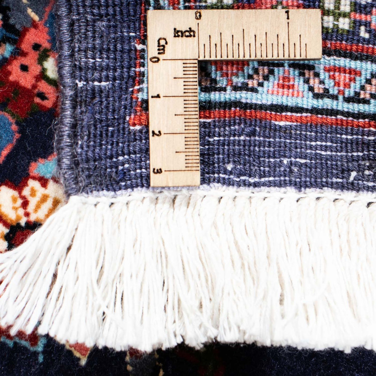 Tapis persan - Nomadic - 154 x 103 cm - bleu foncé