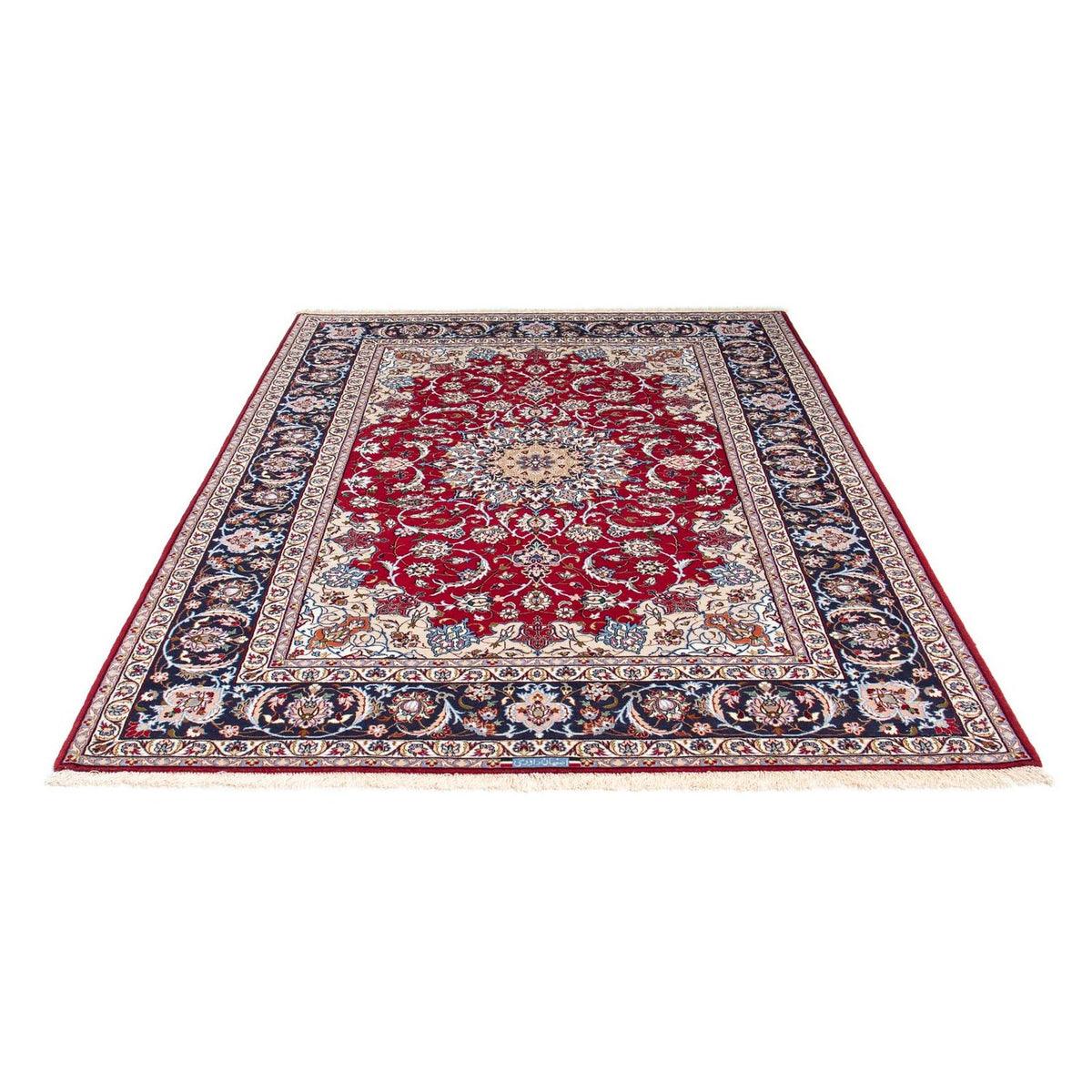 Tapis persan - Isfahan - Premium - 227 x 164 cm - rouge foncé