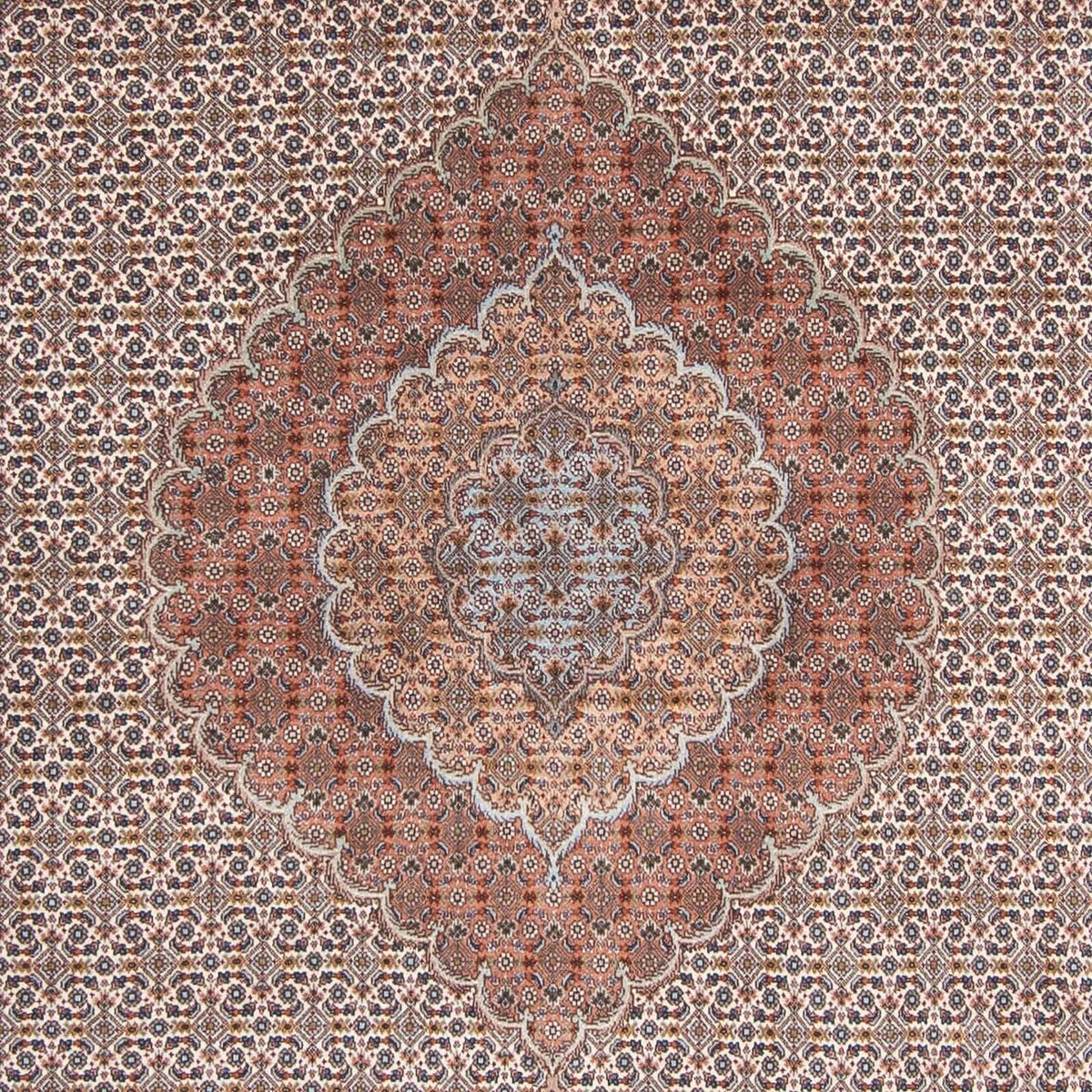 Tapis persan - Tabriz - 307 x 197 cm - marron clair