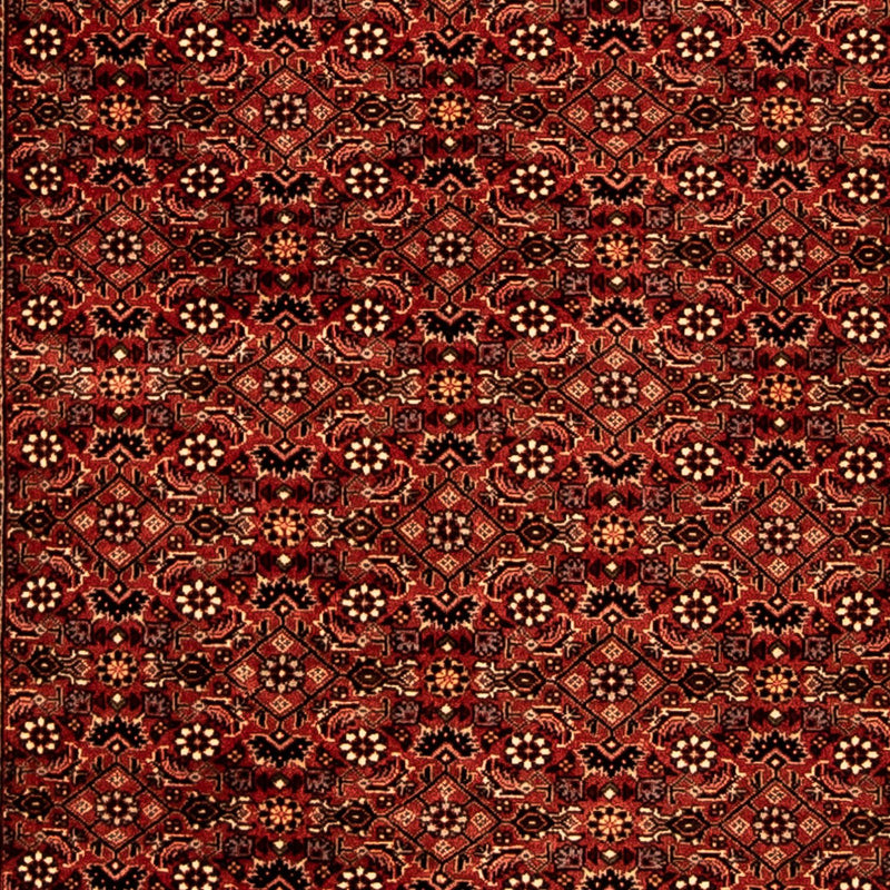 Tapis de couloir Tapis persan - Bidjar - 293 x 84 cm - rouge foncé