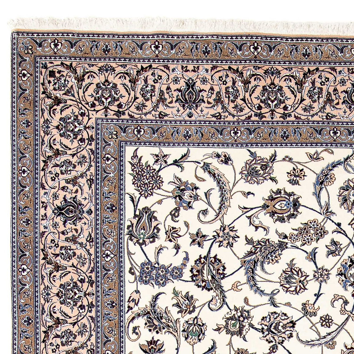 Tapis persan - Nain - Premium - 310 x 215 cm - beige