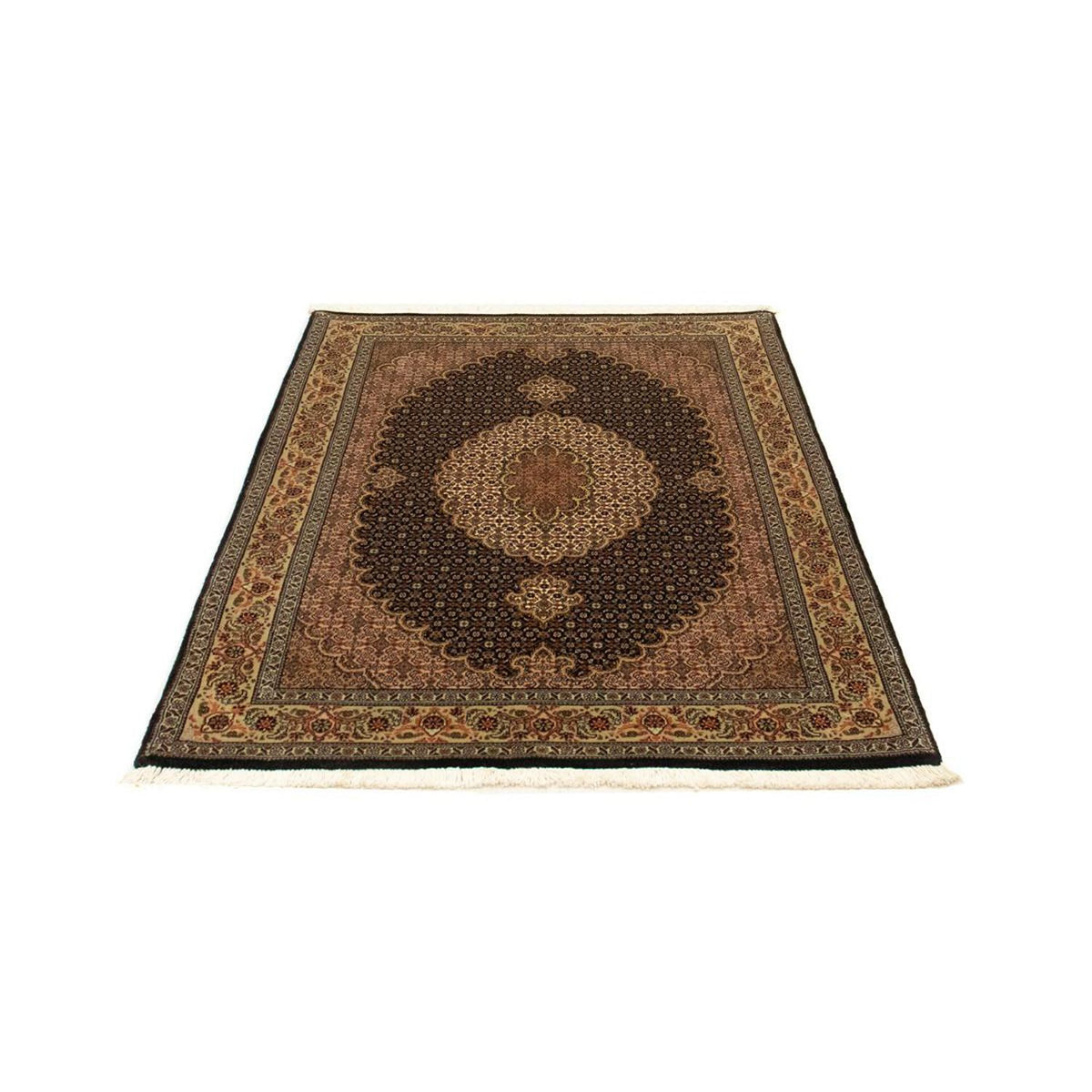 Tapis persan - Tabriz - Royal - 142 x 103 cm - bleu foncé