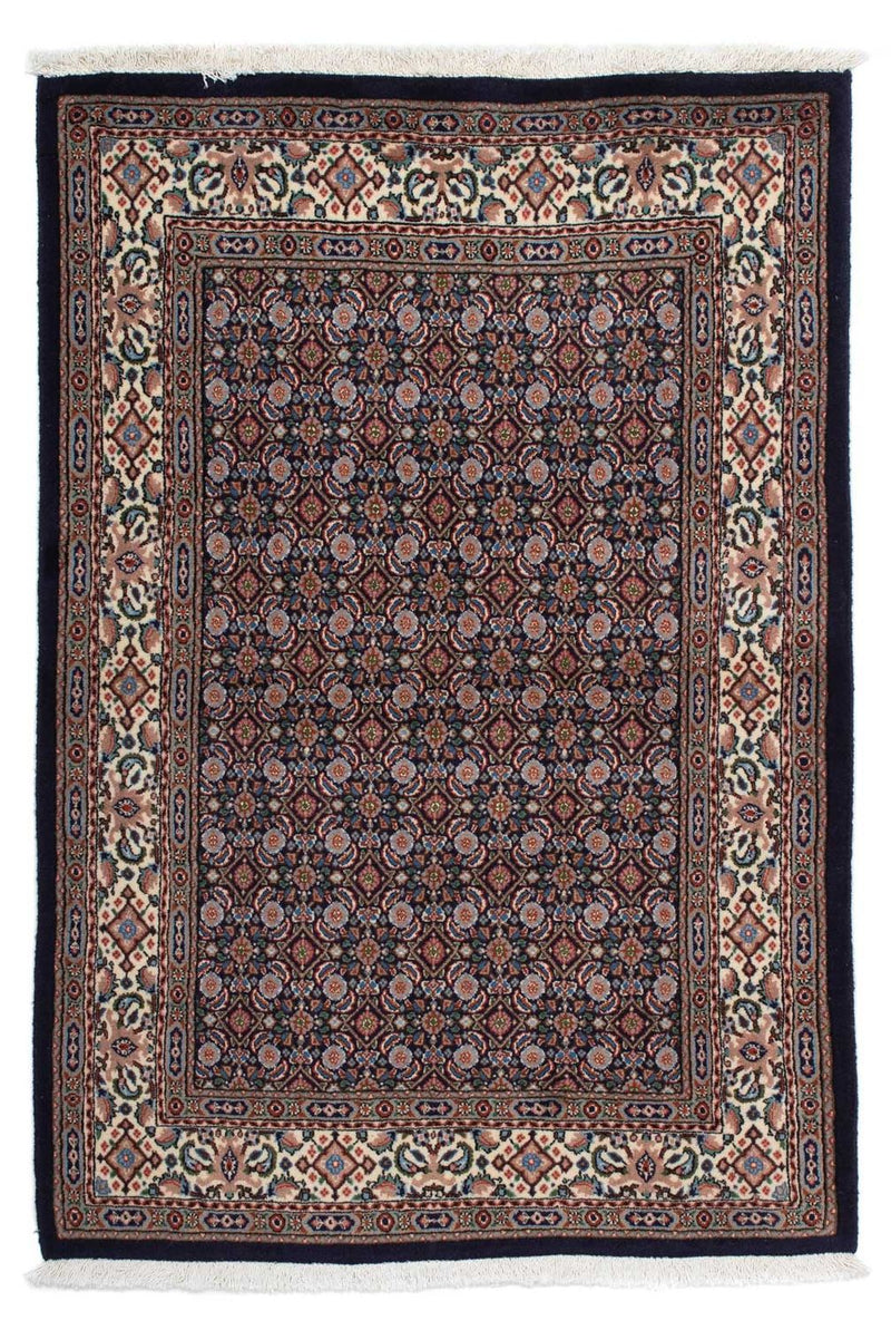 Tapis persan - Classique - 146 x 99 cm - bleu foncé