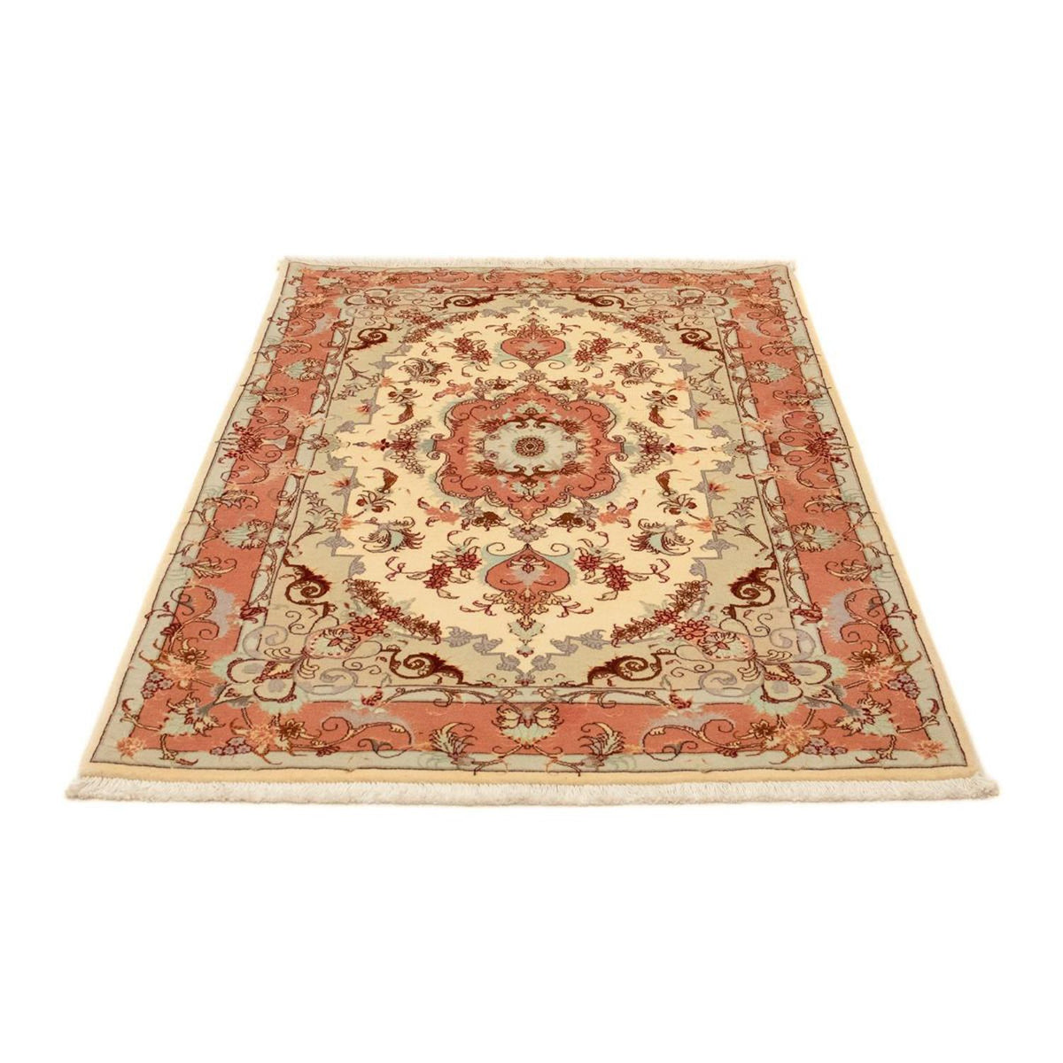 Tapis persan - Tabriz - Royal - 165 x 98 cm - beige