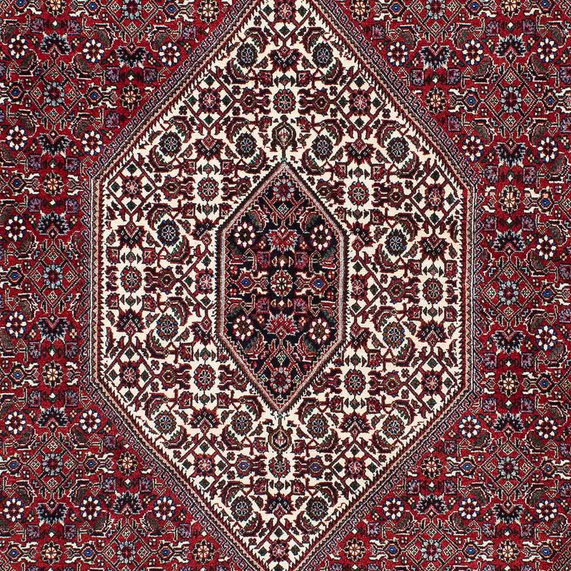 Tapis persan - Bidjar - 212 x 132 cm - rouge clair