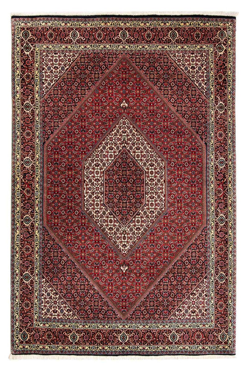 Tapis persan - Bidjar - 252 x 170 cm - rouge foncé