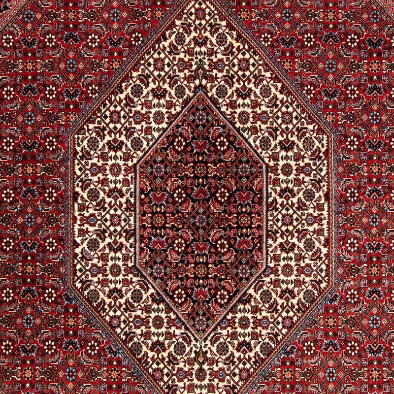 Tapis persan - Bidjar - 252 x 170 cm - rouge foncé