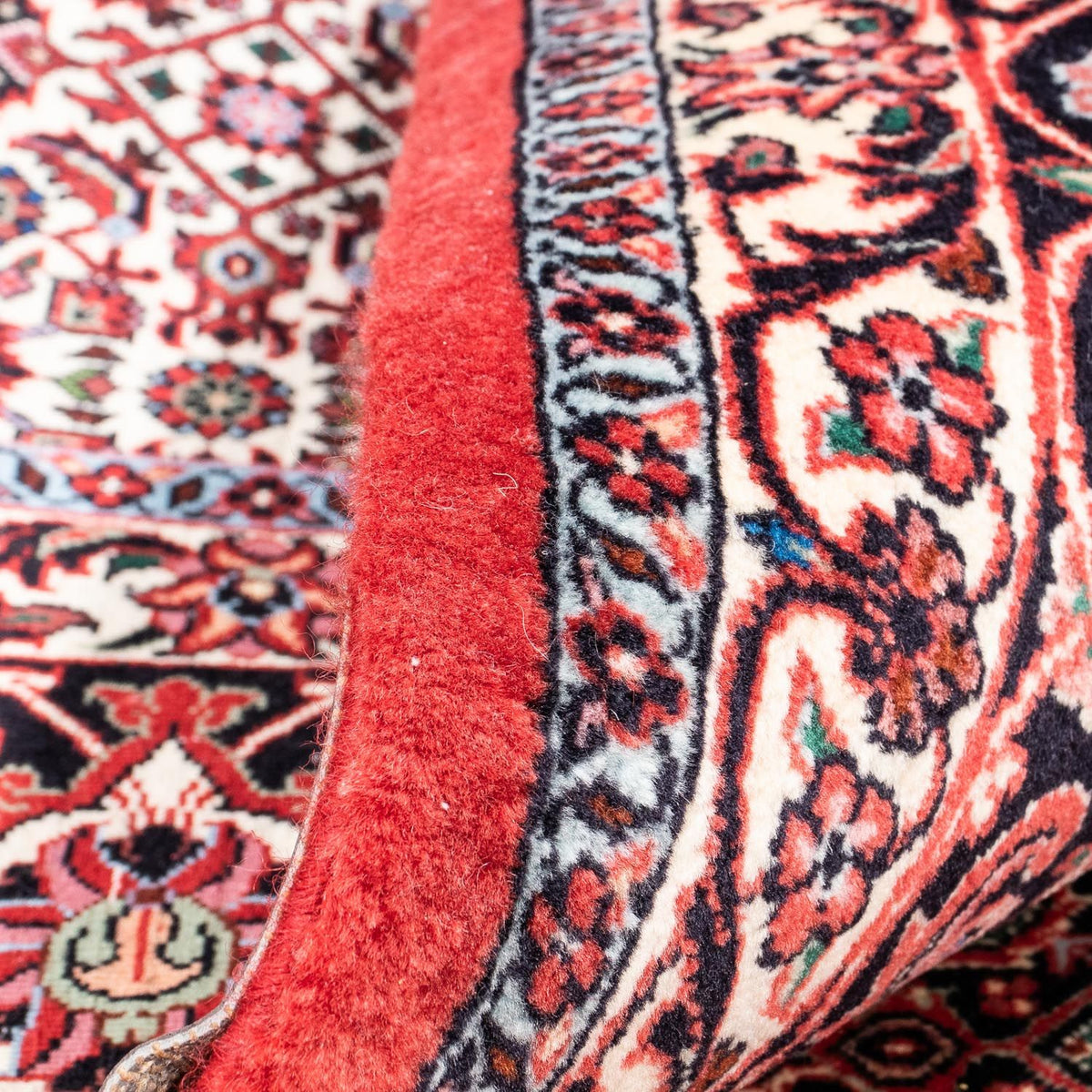 Tapis persan - Bidjar - 355 x 248 cm - rouge clair