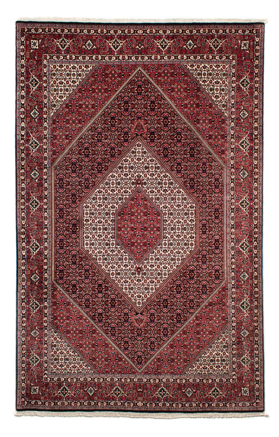 Tapis persan - Bidjar - 308 x 202 cm - rouge clair