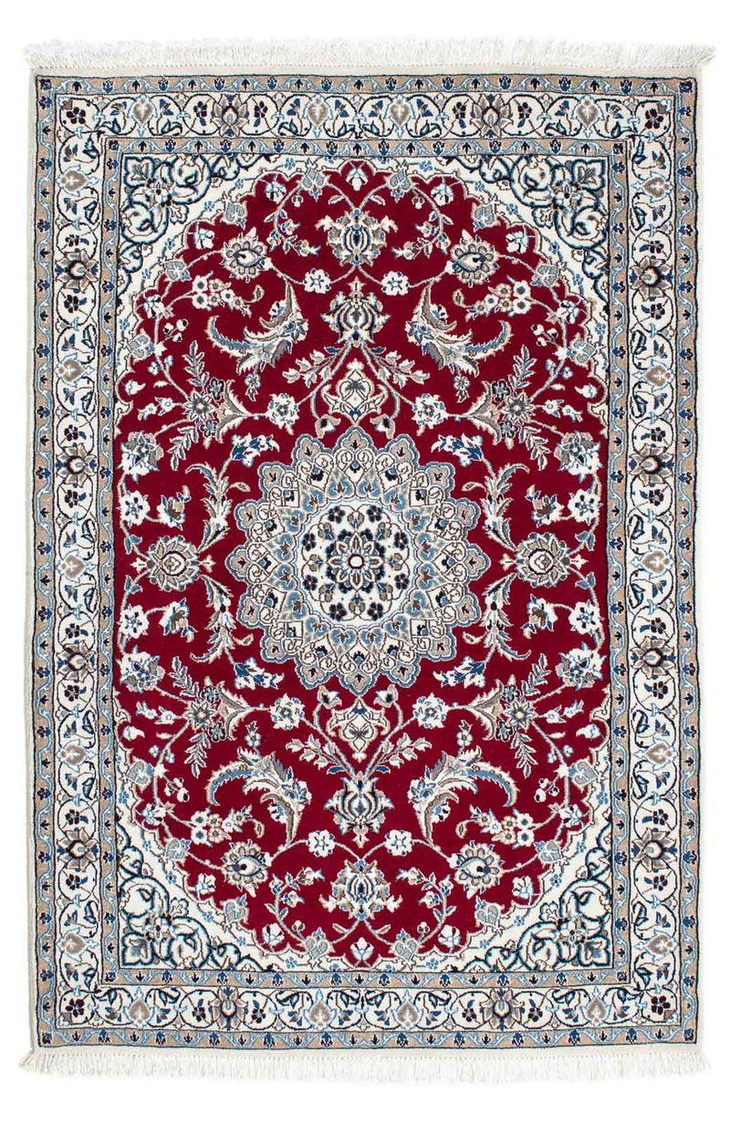 Tapis persan - Nain - Royal - 171 x 112 cm - rouge foncé