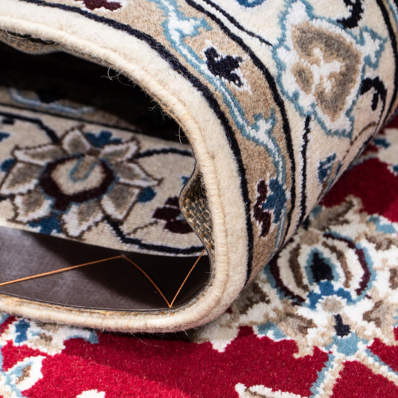 Tapis persan - Nain - Royal - 171 x 112 cm - rouge foncé