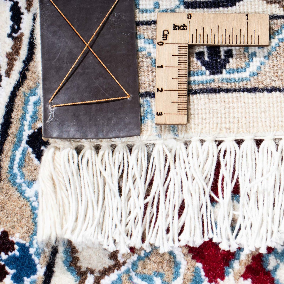 Tapis persan - Nain - Royal - 171 x 112 cm - rouge foncé