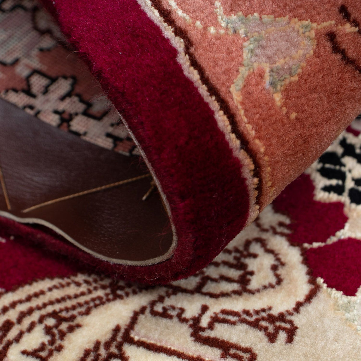 Tapis persan - Tabriz - Royal - 85 x 61 cm - rouge foncé