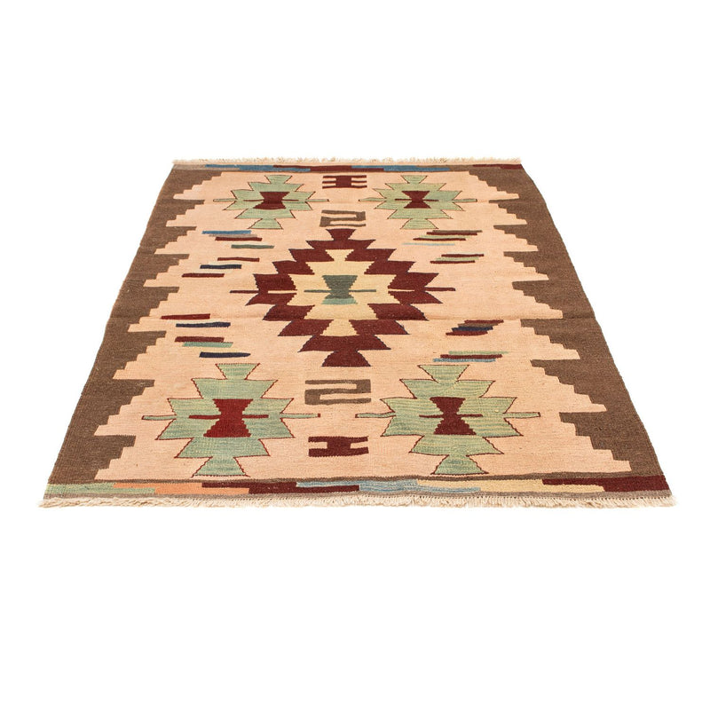 Tapis Kelim - Oriental - 158 x 120 cm - marron clair