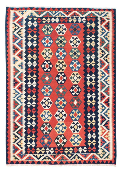 Kilim de Fars 156x195cm - rouge