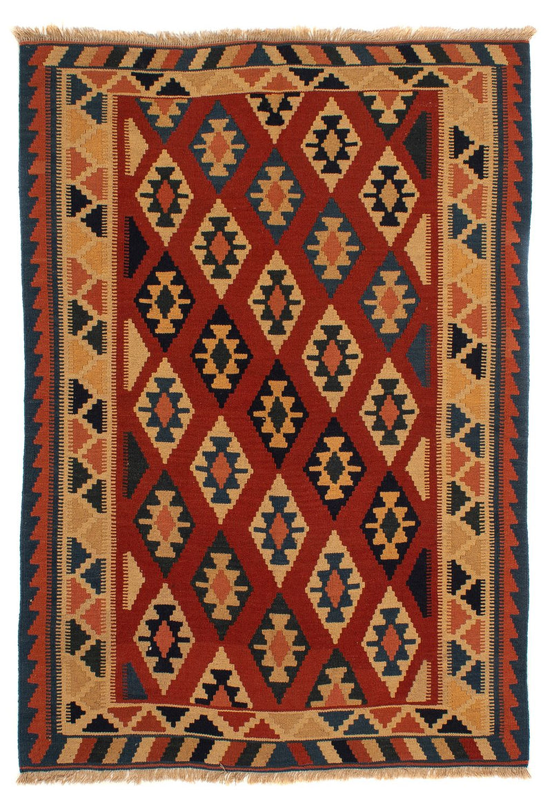 Tapis Kelim - Oriental - 200 x 153 cm - rouille