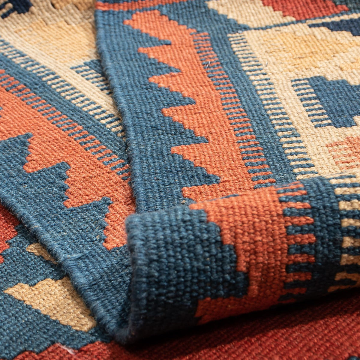 Tapis Kelim - Oriental - 200 x 153 cm - rouille