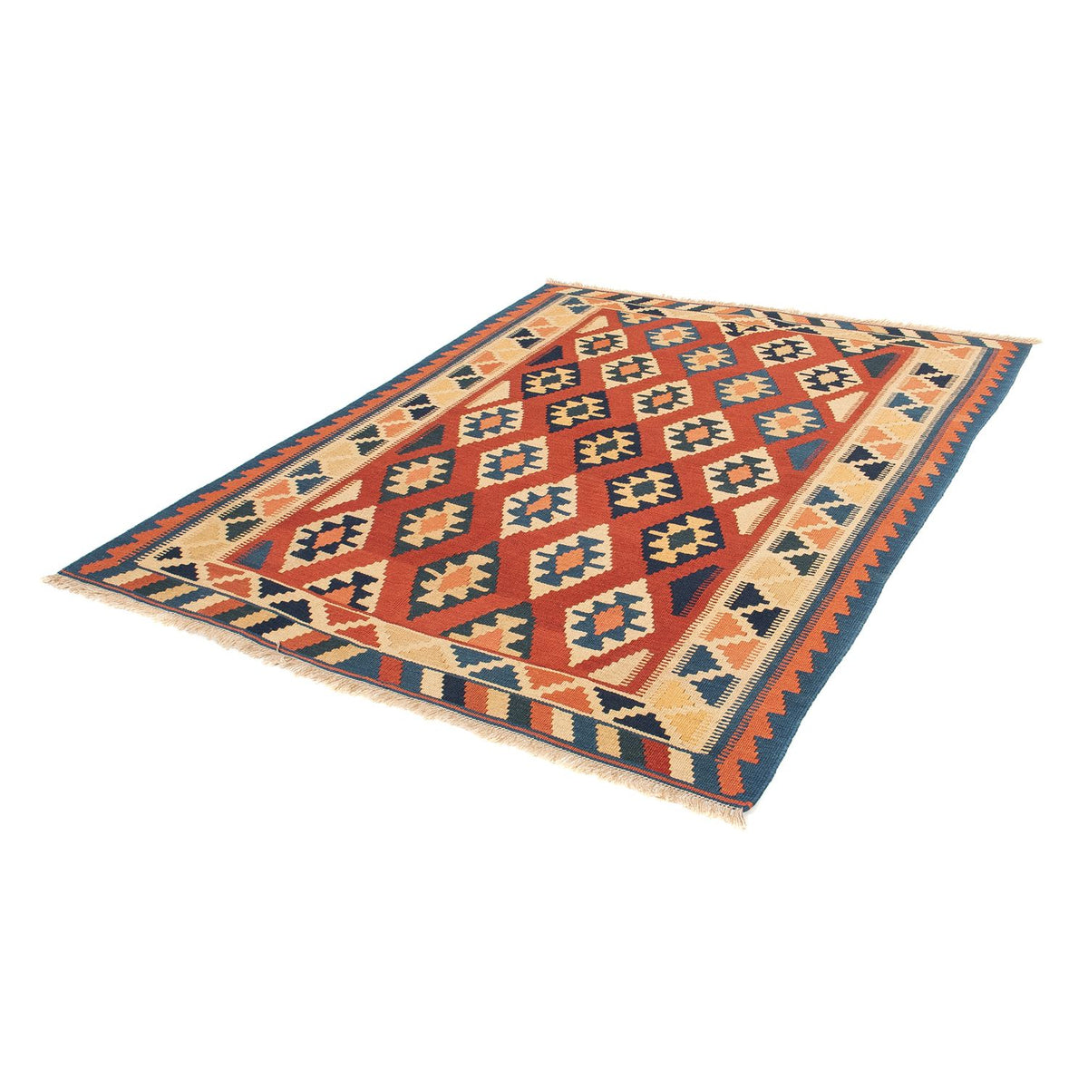 Tapis Kelim - Oriental - 200 x 153 cm - rouille