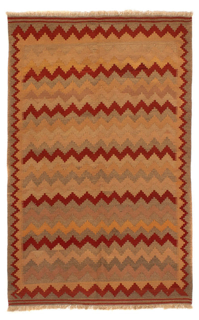 Kilim de Fars 144x214cm - marron