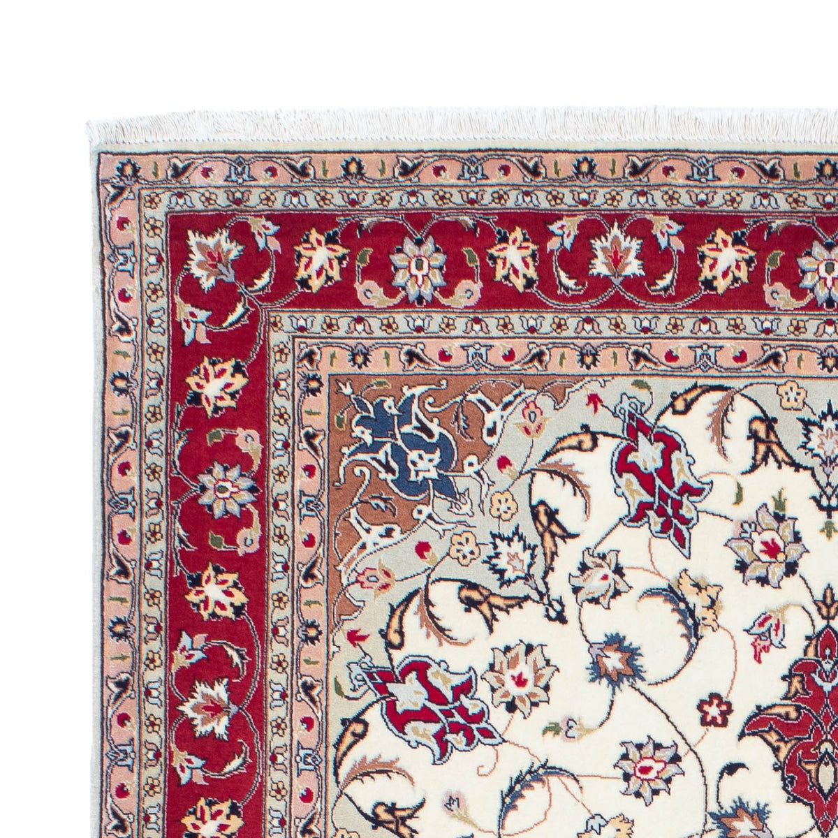 Tapis persan - Tabriz - Royal - 203 x 151 cm - beige
