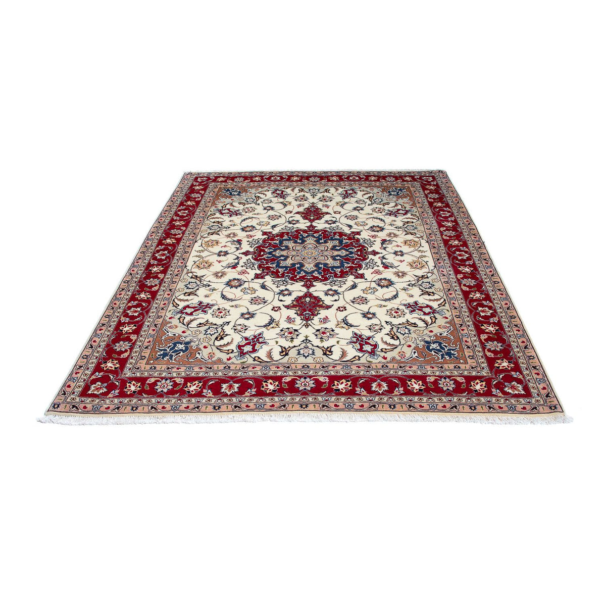Tapis persan - Tabriz - Royal - 203 x 151 cm - beige