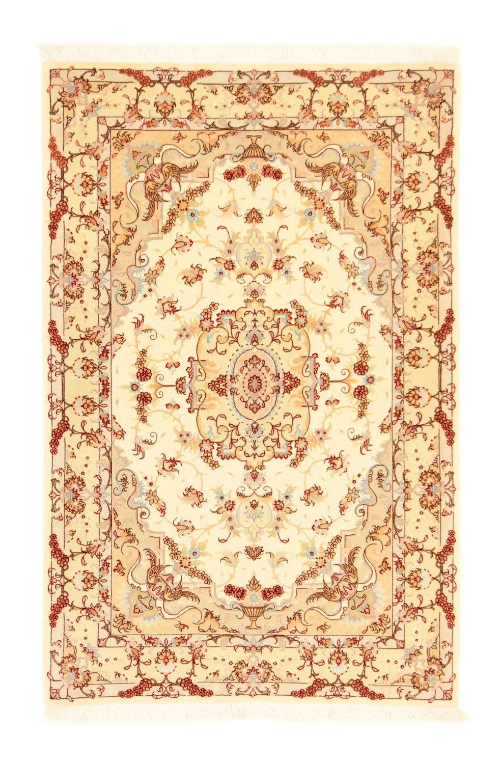 Tapis persan - Tabriz - Royal - 157 x 102 cm - beige