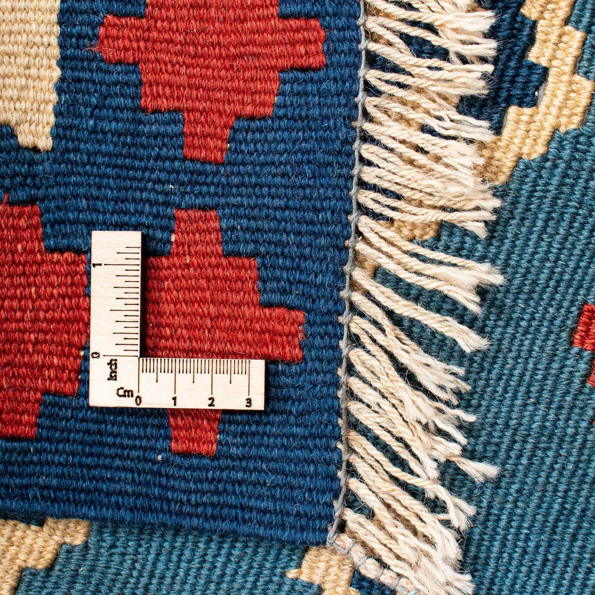 Tapis Kelim - Oriental - 193 x 152 cm - bleu
