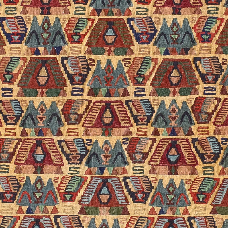 Tapis Kelim - Oriental - 158 x 108 cm - marron clair